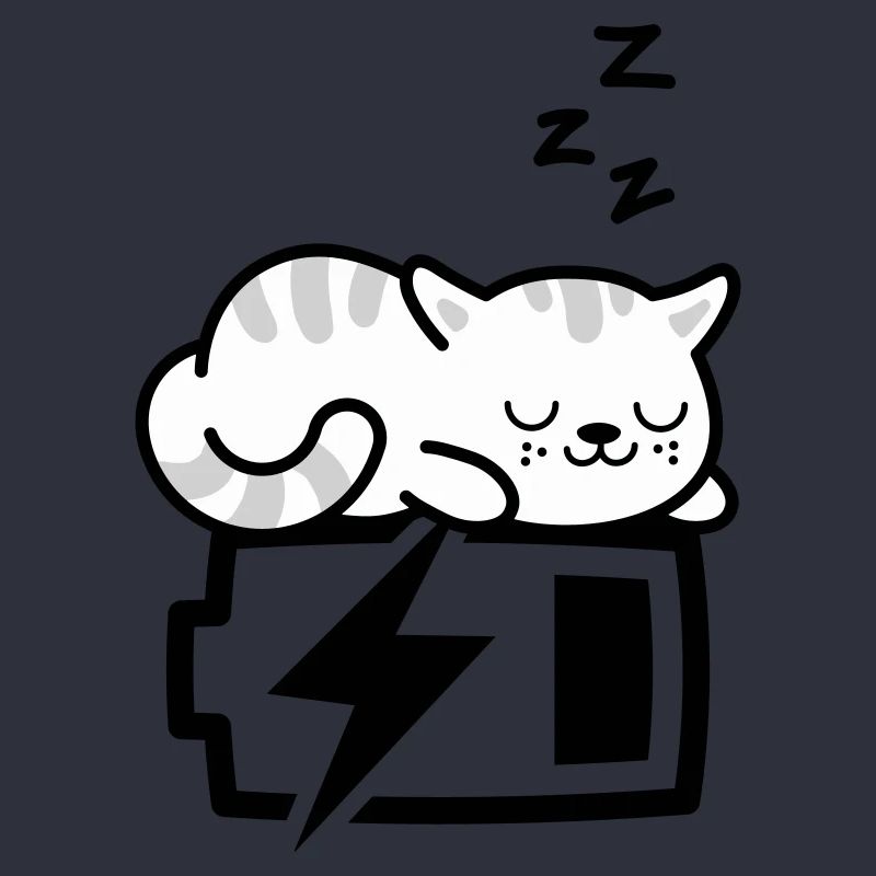 Sleepy Kitty (Color Changeable - 3 colors)