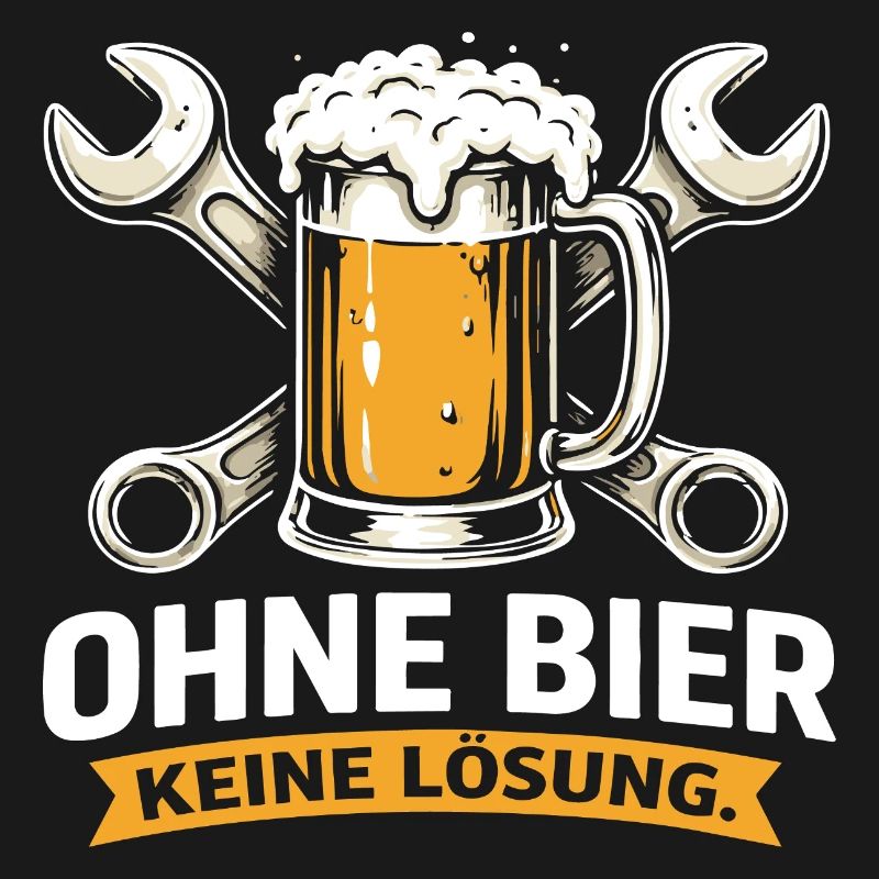 Pas de solution sans bière – Camiseta Beer & Tools