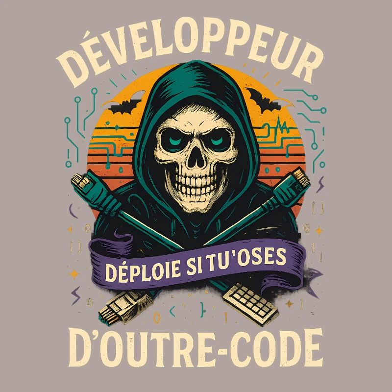 Web Developer - Halloween Skull
