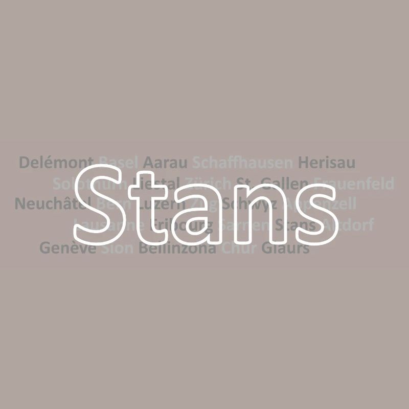 Schweizer Städte Stans
