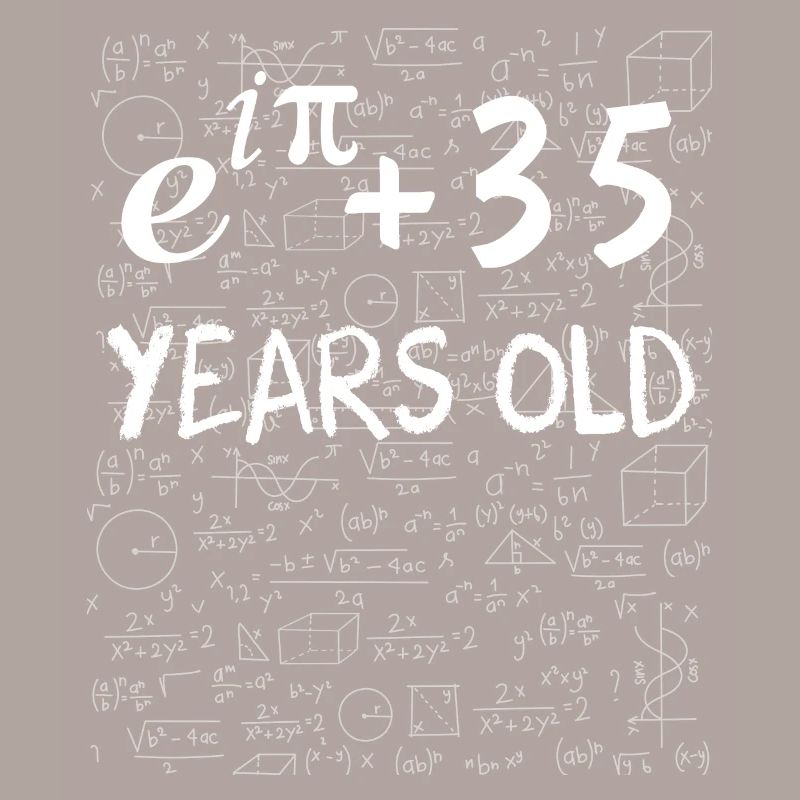 34e anniversaire 34 ans Euler Identité cadeau math