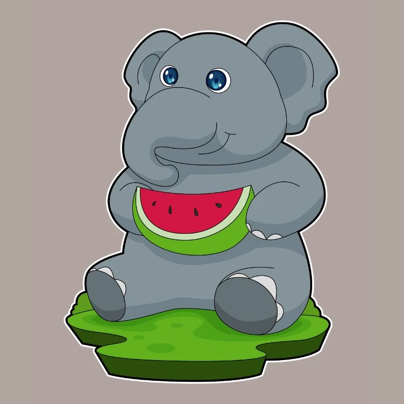 Pastèque éléphant