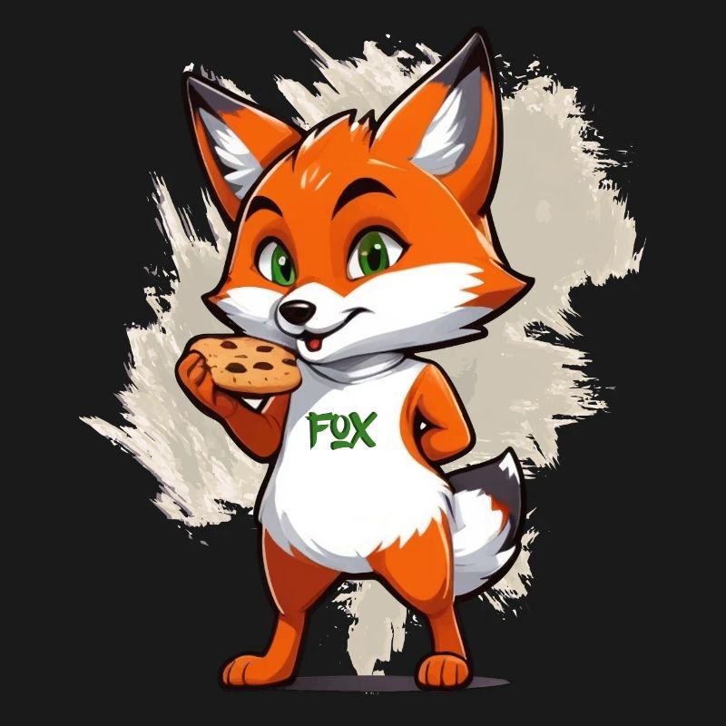 Fox with biscuits