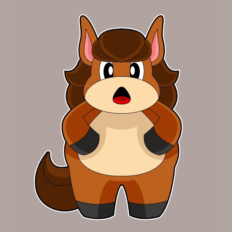 Pferd Dick