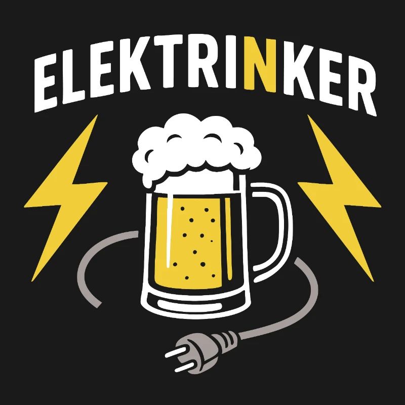 Elektrinker : Jeu de mots électrique, conception de bière et de câbles