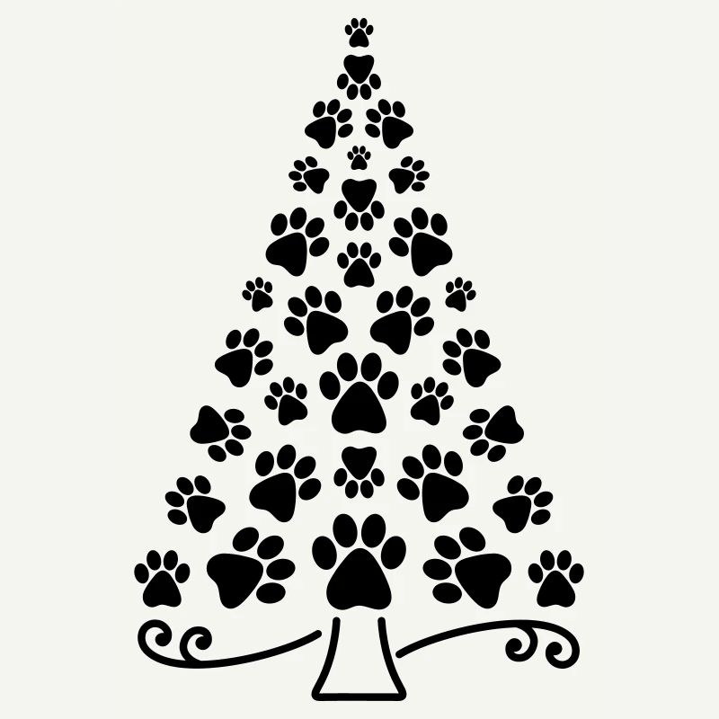 Weihnachtsbaum Pfote