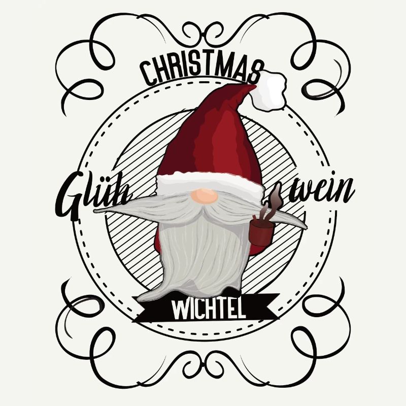 Nain du vin chaud – Conception de Noël
