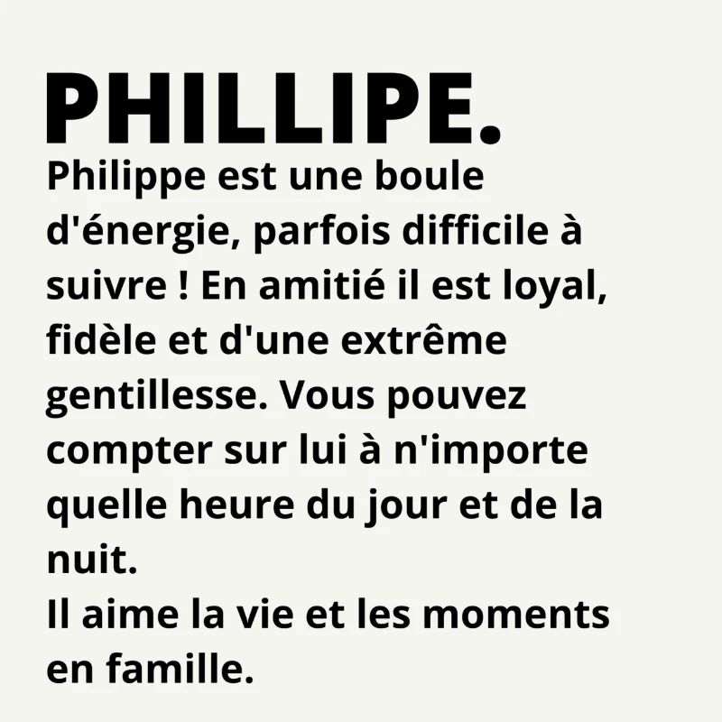 Philippe définition prénom