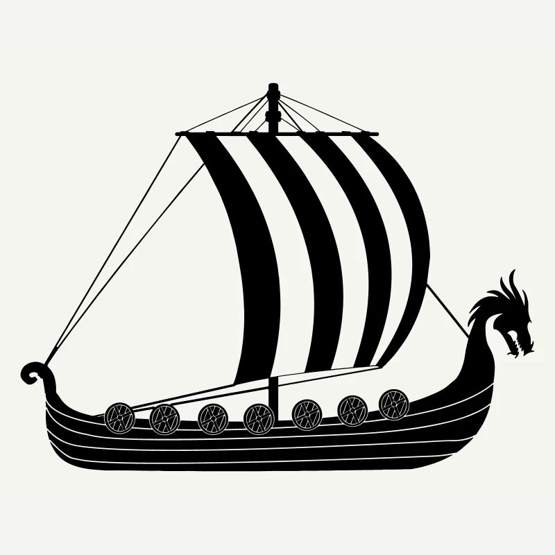Wikinger-Drachenschiff