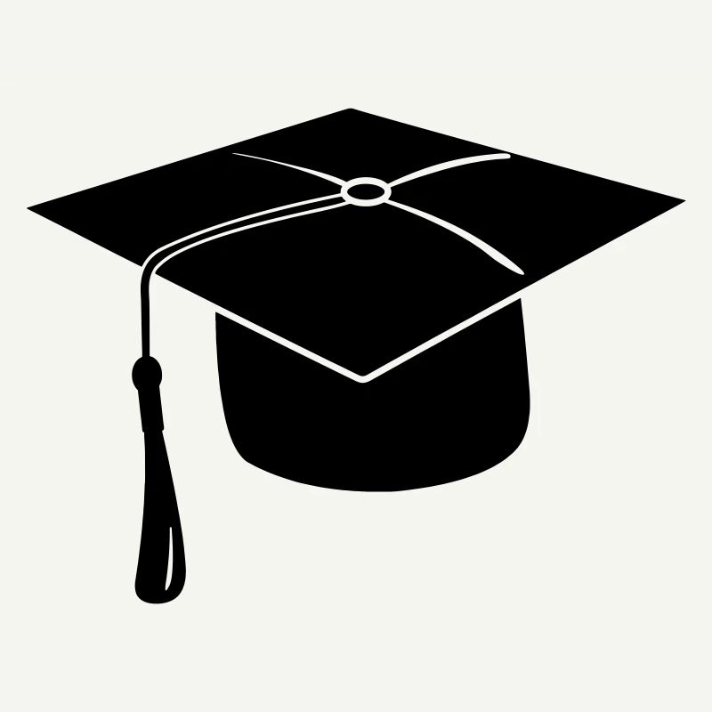 Logo de la capuche ou du chapeau de présentation de l’examen
