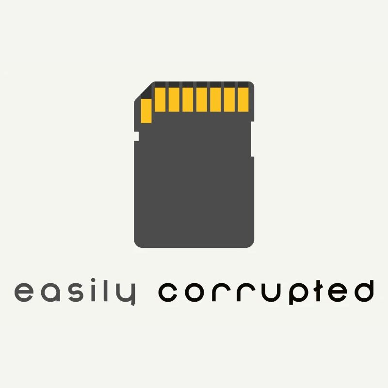 Easily corrupted - SD Card