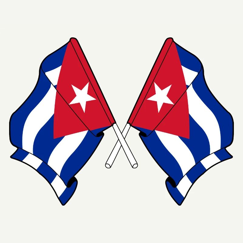 Deux drapeaux de Cuba