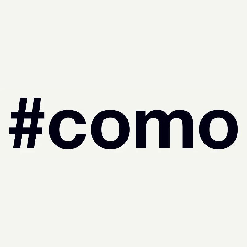 COMO Hashtag