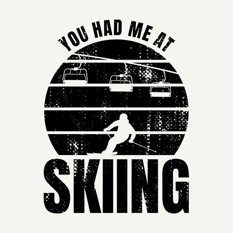 Drôle de slogan de ski