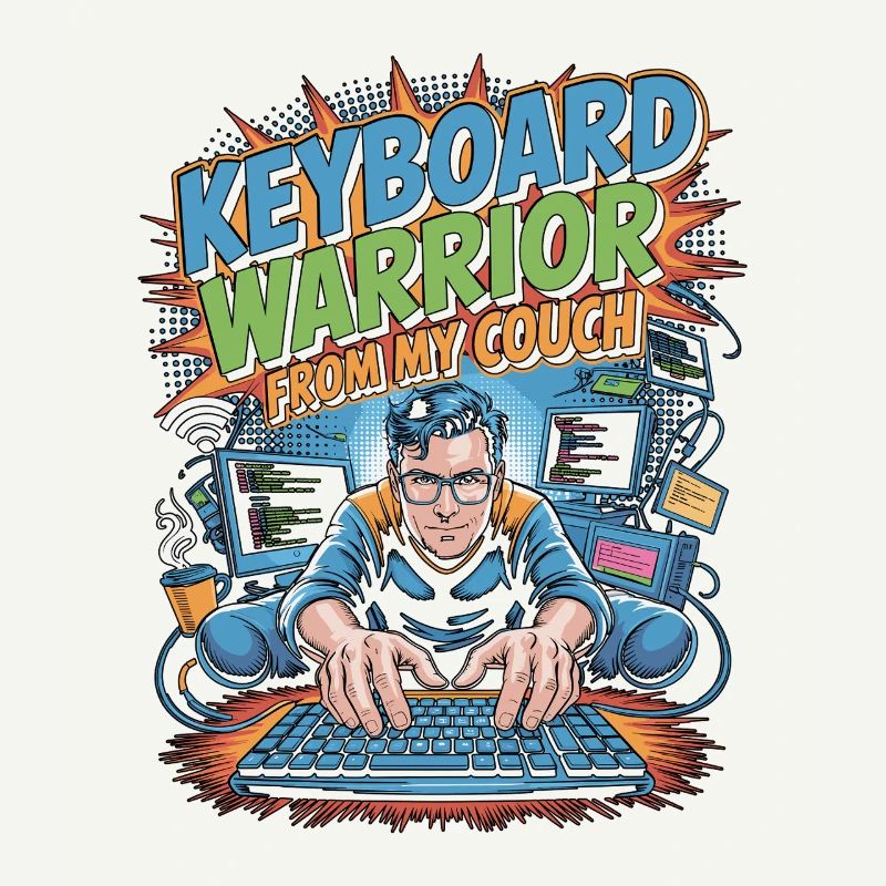 Remote Developer Keyboard Warrior Remote Coder