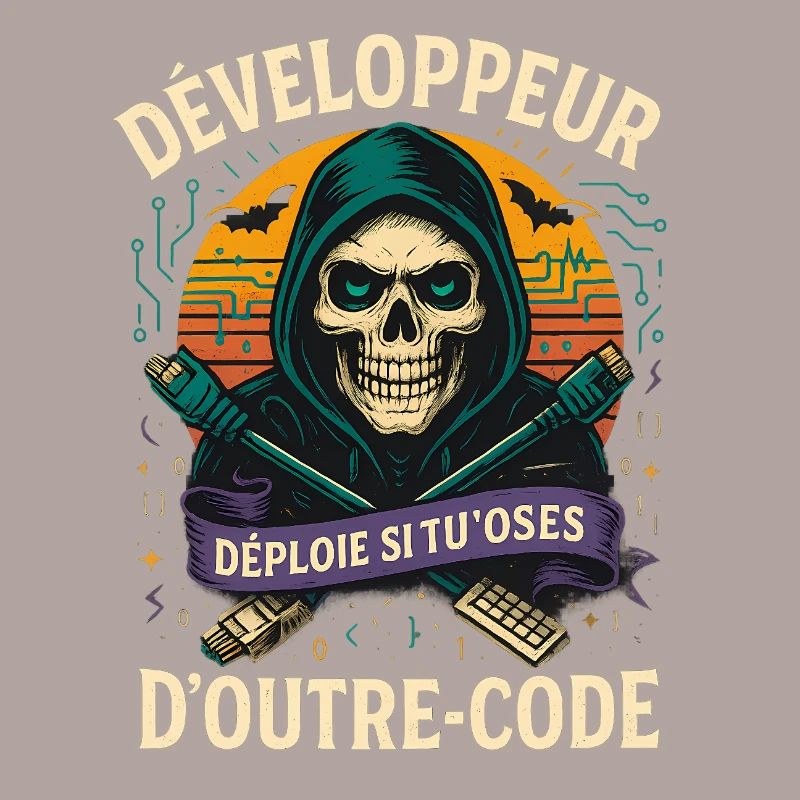 Web Developer - Halloween Skull