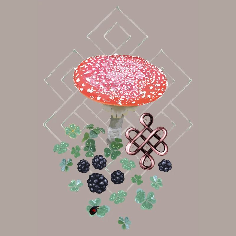 Lucky Toadstool Clover