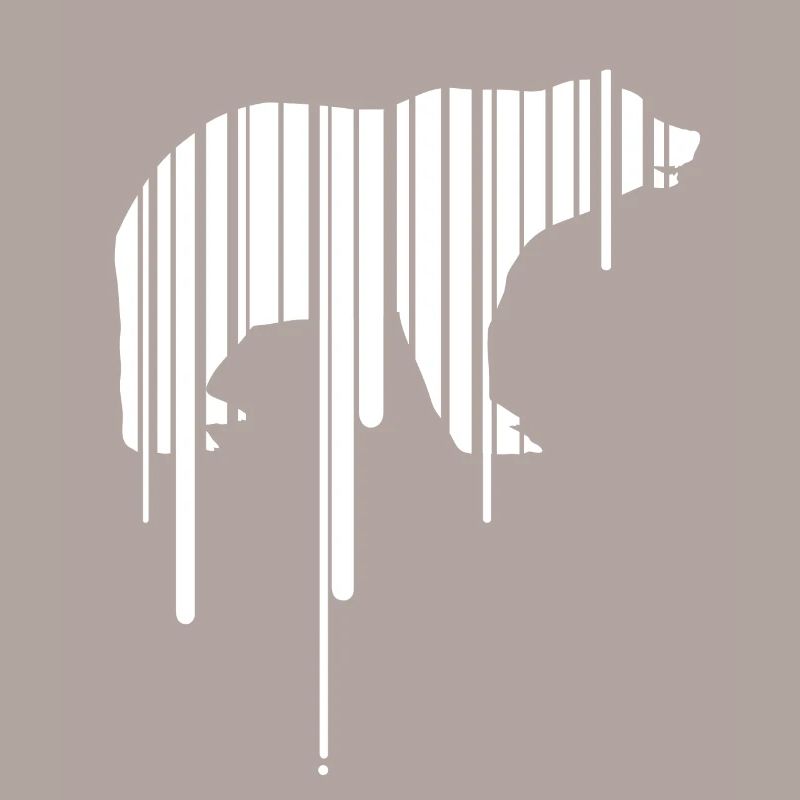 eisbär Erde barcode save planet klima demo co2 