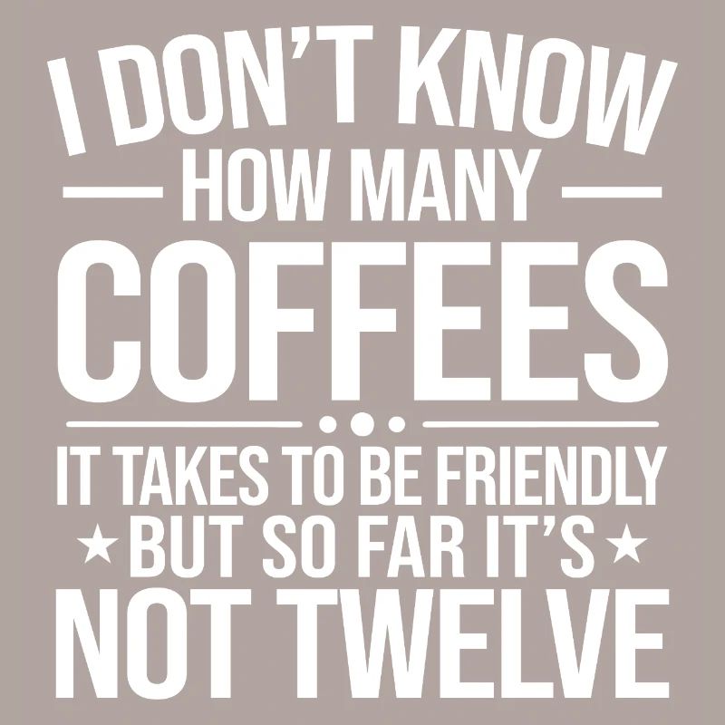 Compte de douze cafés