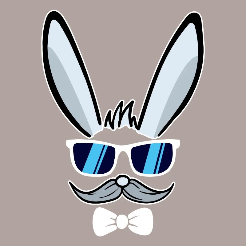 He | Easter bunny face Easter bunny Happy Easter