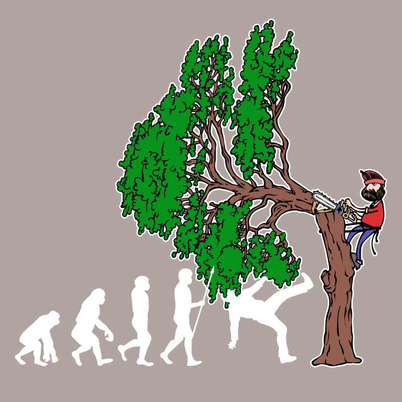 Arbre Evolution Woodwork bûcheron arbre cutter
