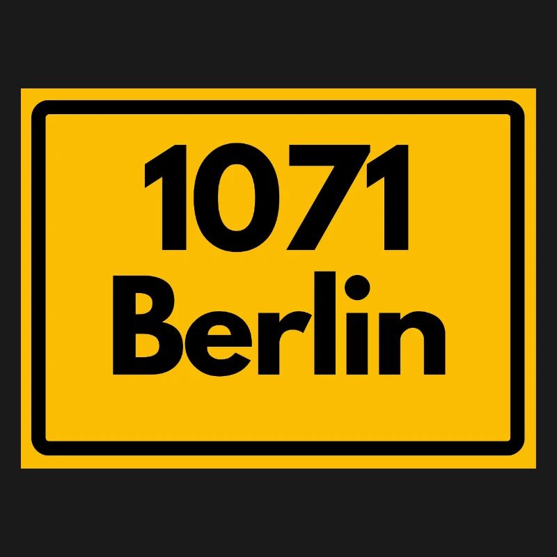 OLD POSTCODE 1071 BERLIN BERLIN OSTALGIE