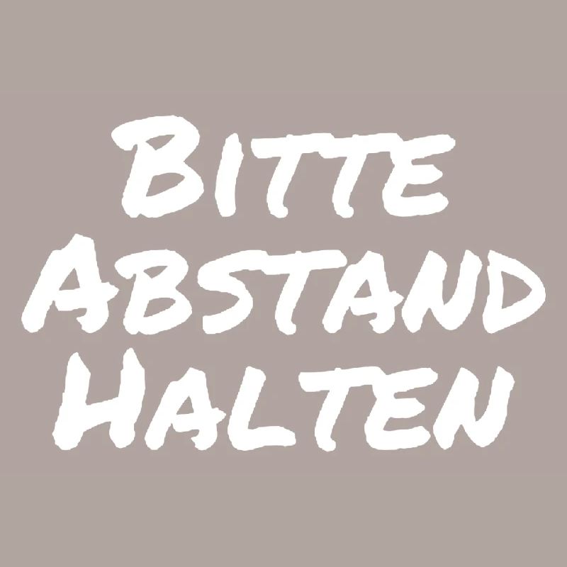 Bitte Abstand halten Morgenmuffel Langschläfer