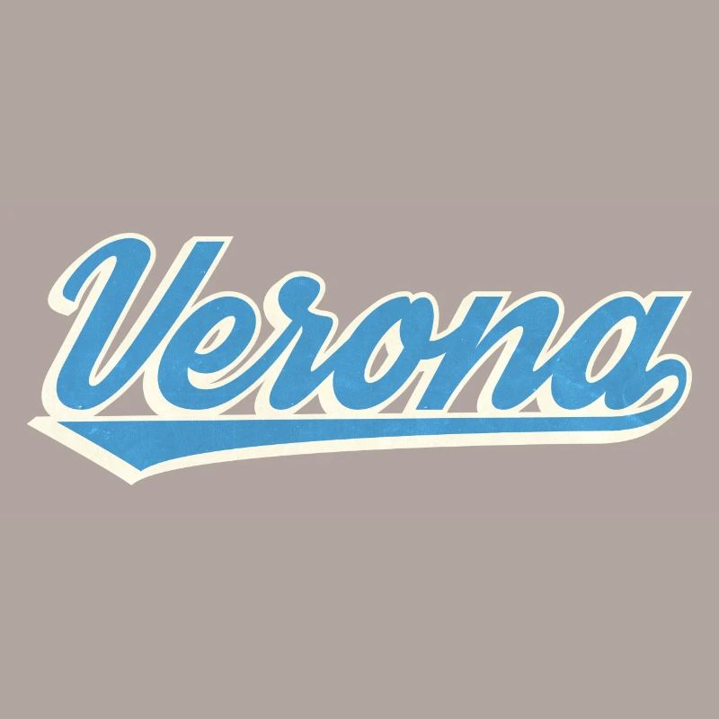 Logo Vérone Blue Script