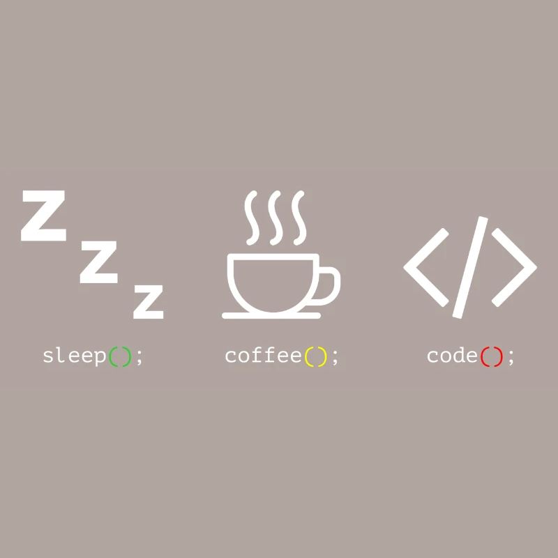 Code Coffee Sleep Trio