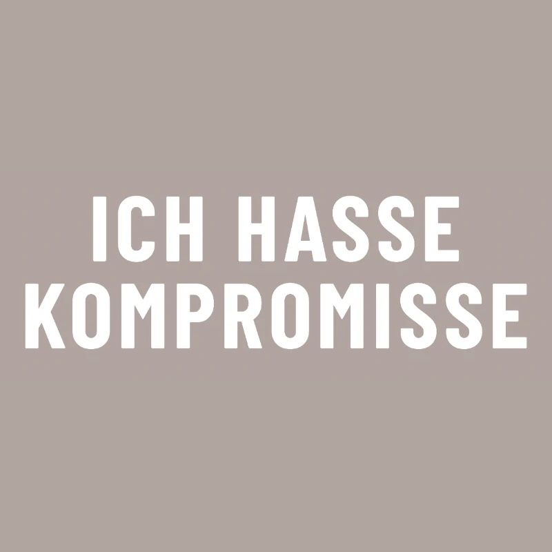 I hate compromise