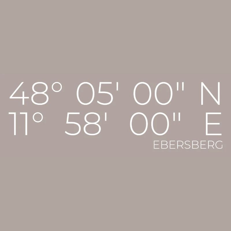 Coordinates Ebersberg, Bavaria