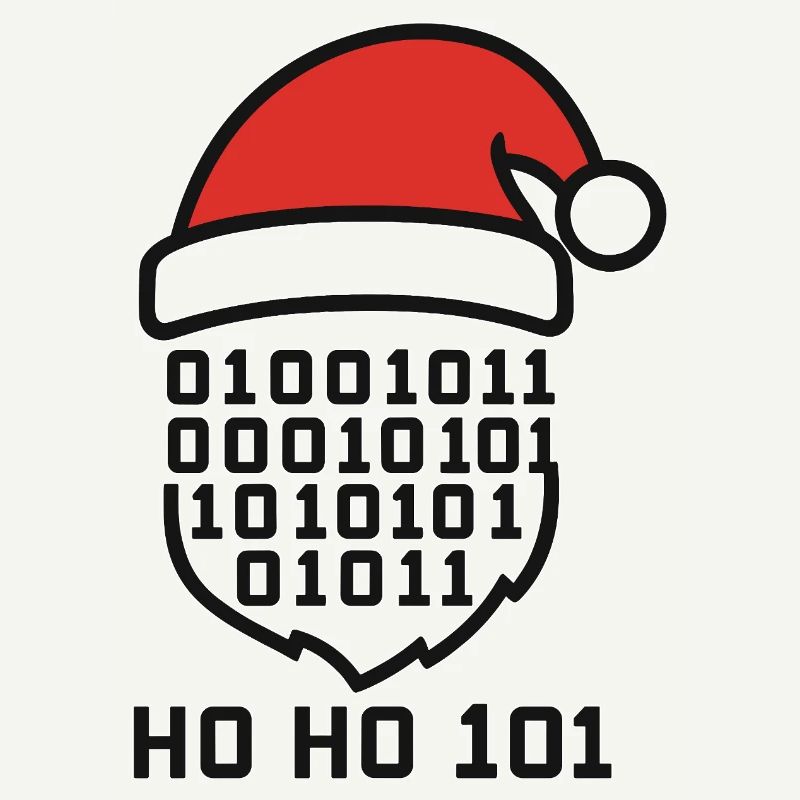 Christmas Code with Santa Hat