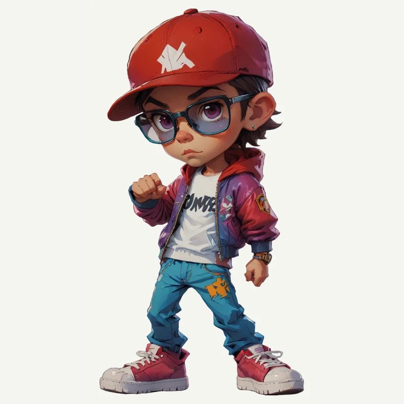 Adolescent branché cool