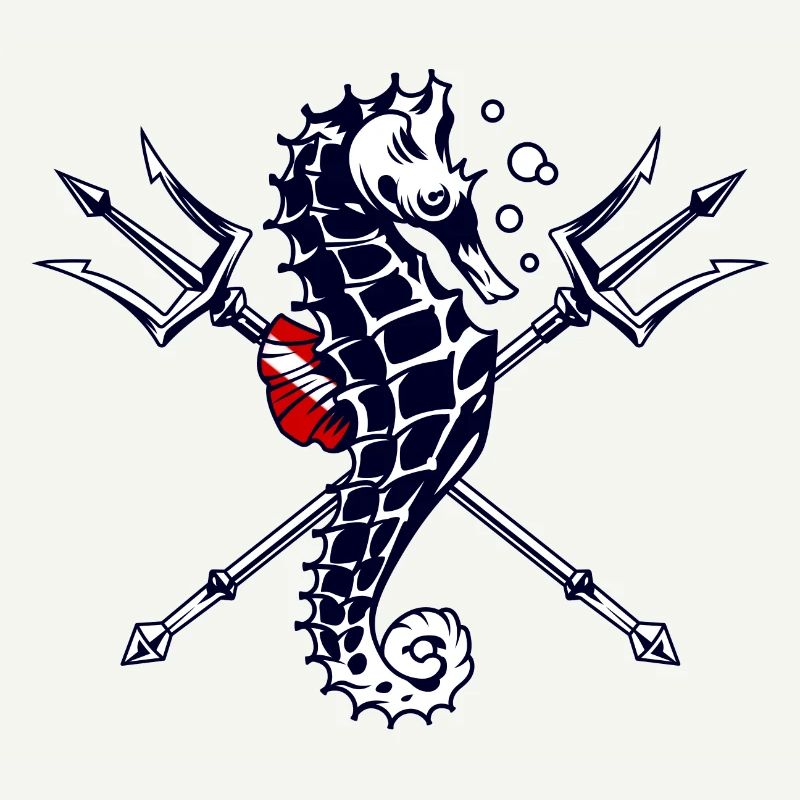 Taucher Trident Seepferdchen