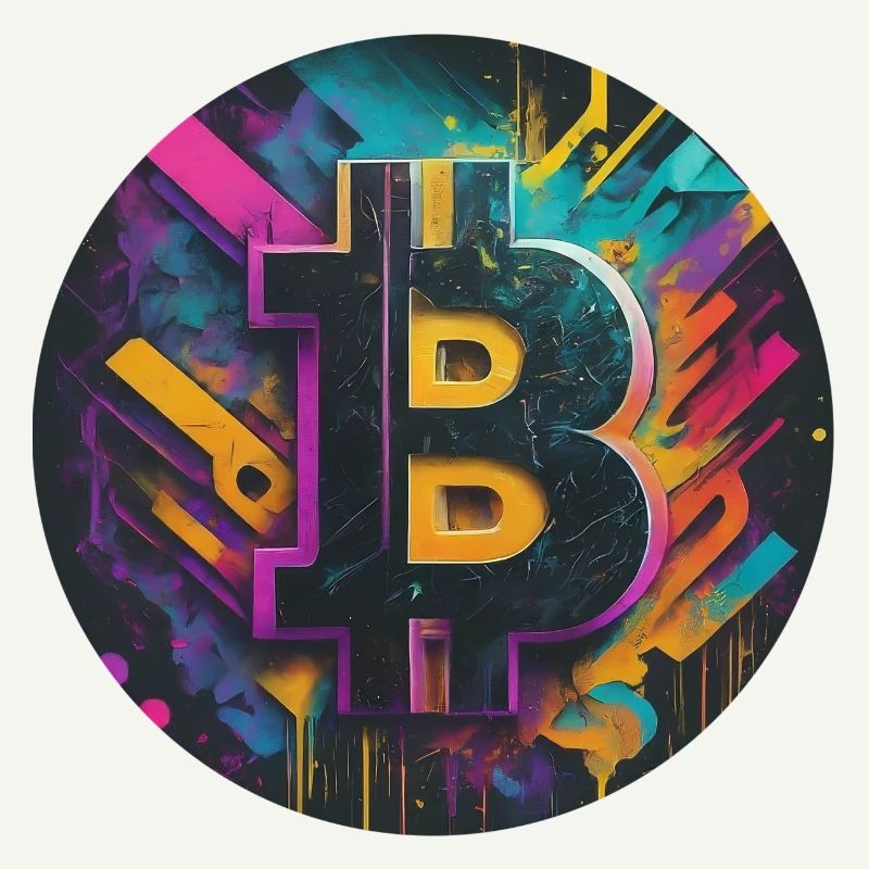 Bitcoin-Explosion der Farben