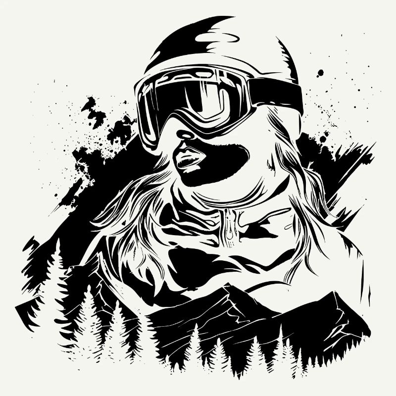 Snowboarderin