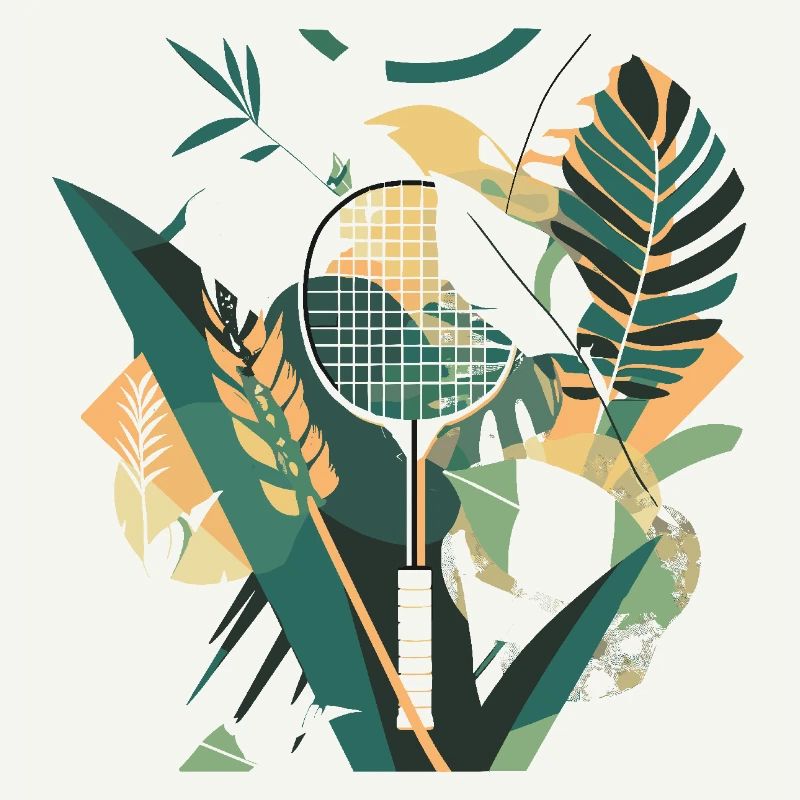 Raquette de badminton Artwork