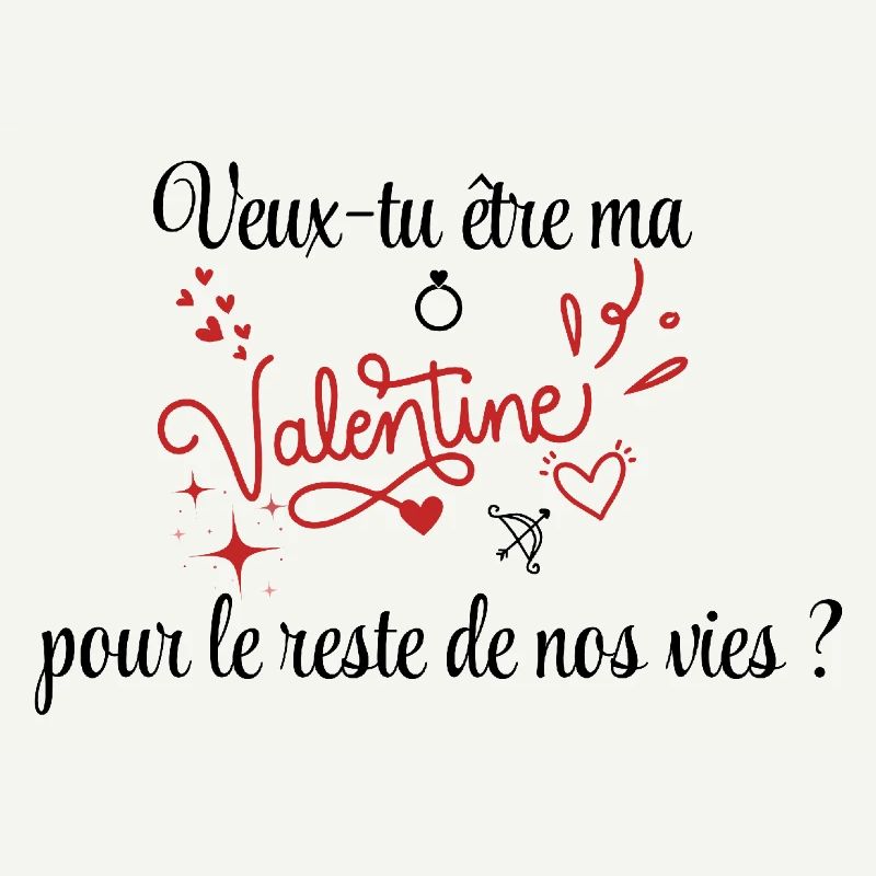 Demande en mariage, Saint-Valentin, Romantique