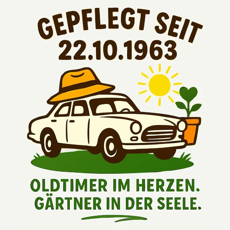 Oldtimer Herzgarten Spruch