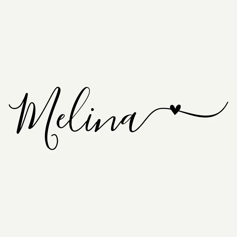 Melina Name First Name Decorative