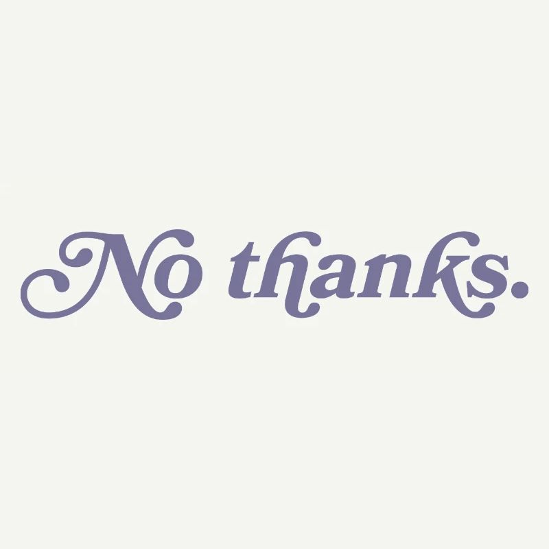 Non merci.