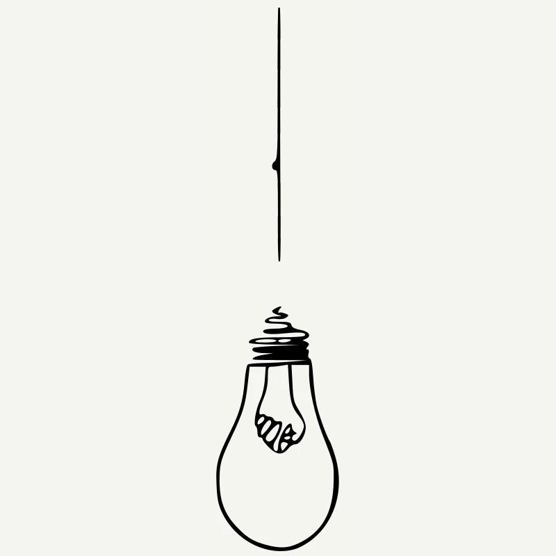 Lampe ampoule cravate