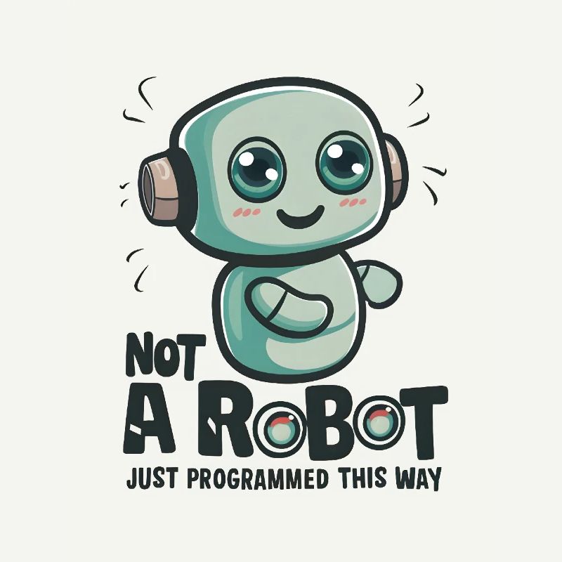 Not a Robot, Just Programmed This Way