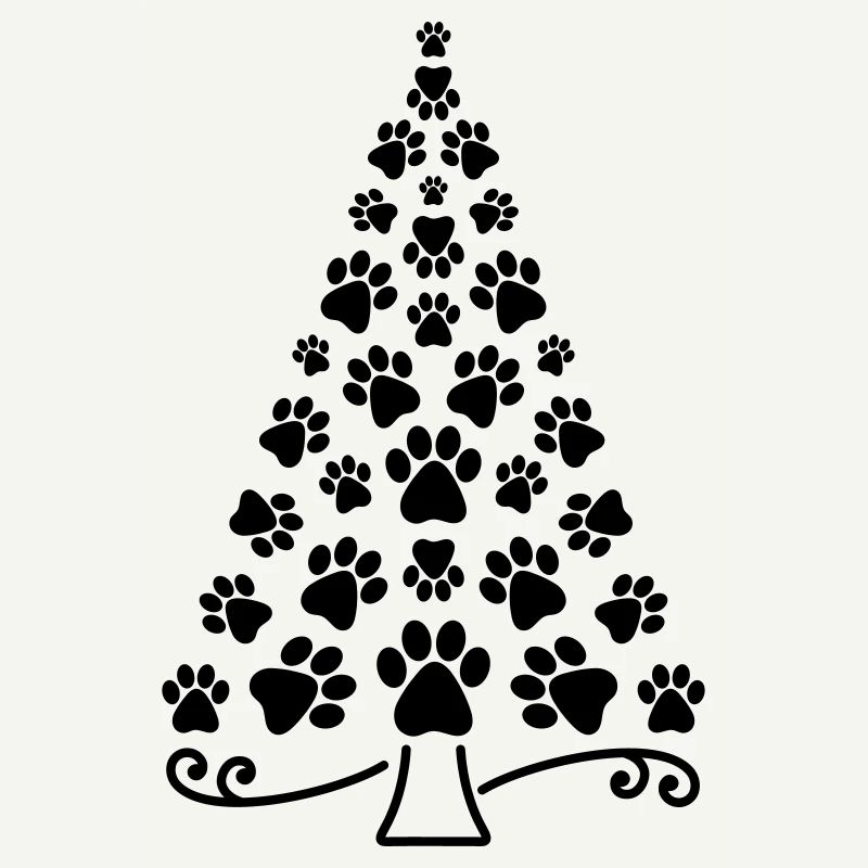 Weihnachtsbaum Pfote