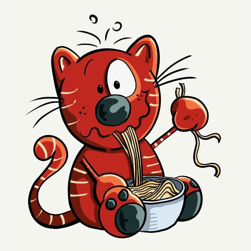 Mignon chat comique