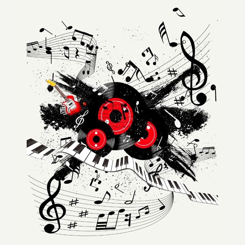 Mélodie et piste clavier Red Record