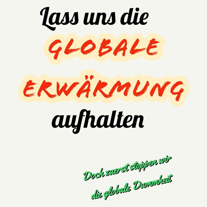 Global Warming Parody Design