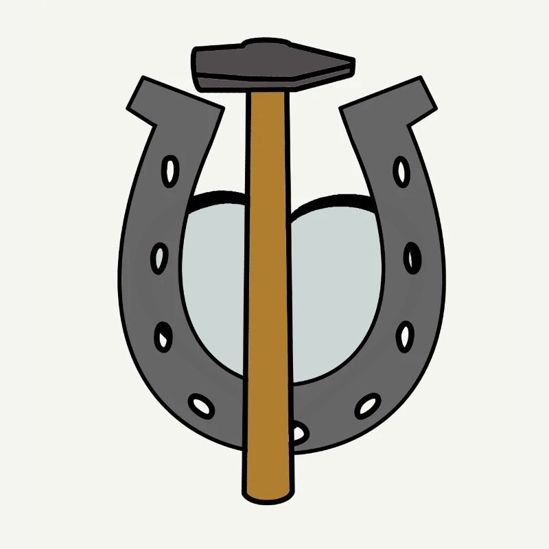 Sabot Cheval Maréchal-ferrant Fer à cheval Forgeron Forgeron