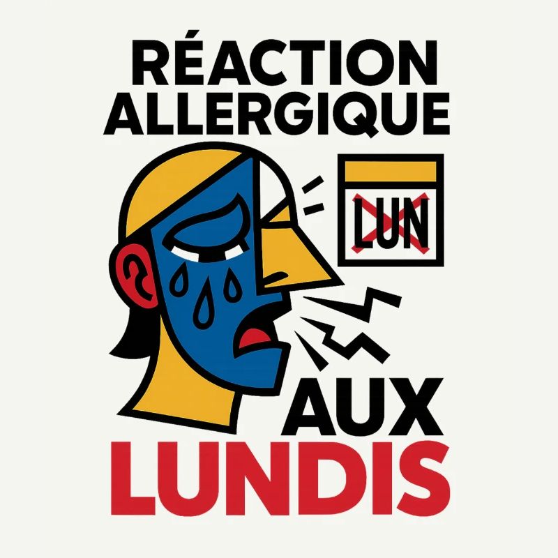 Expression de Réaction Allergique Lundi