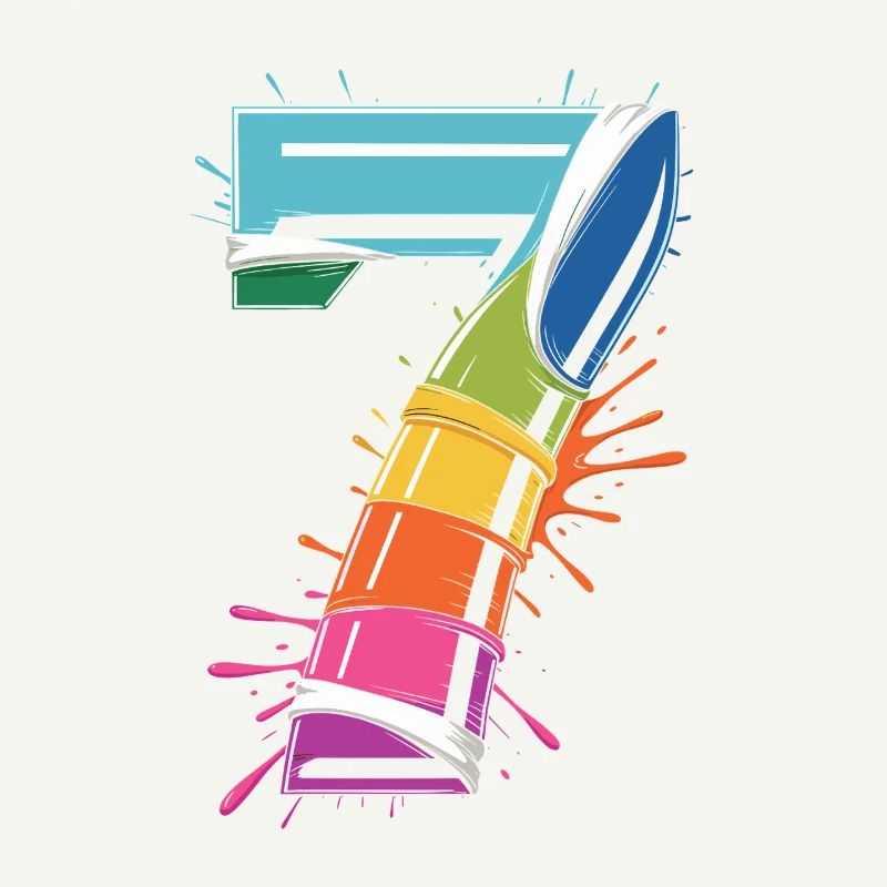 Rainbow7 Splash Design